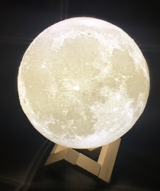 3D打印月球灯耗材哪种能让灯光更通透
